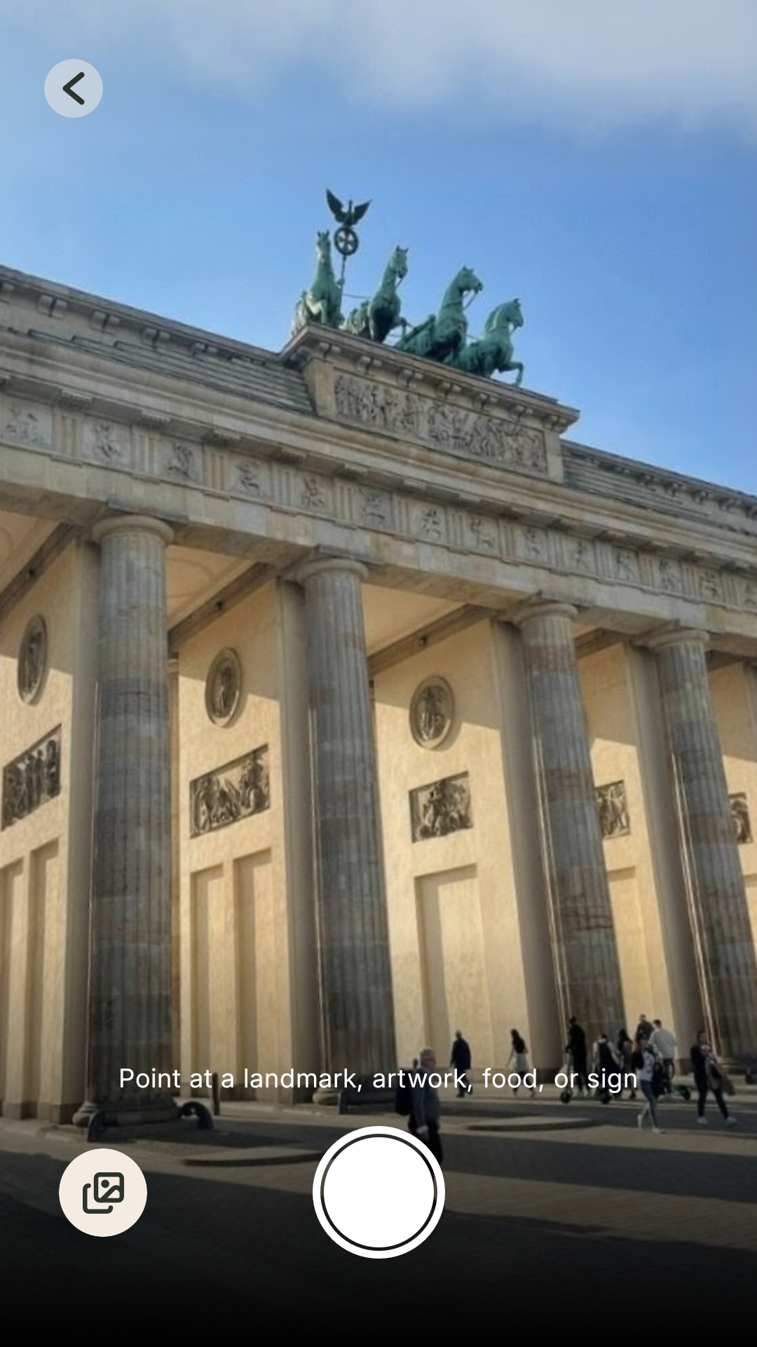 Voyager identify screen